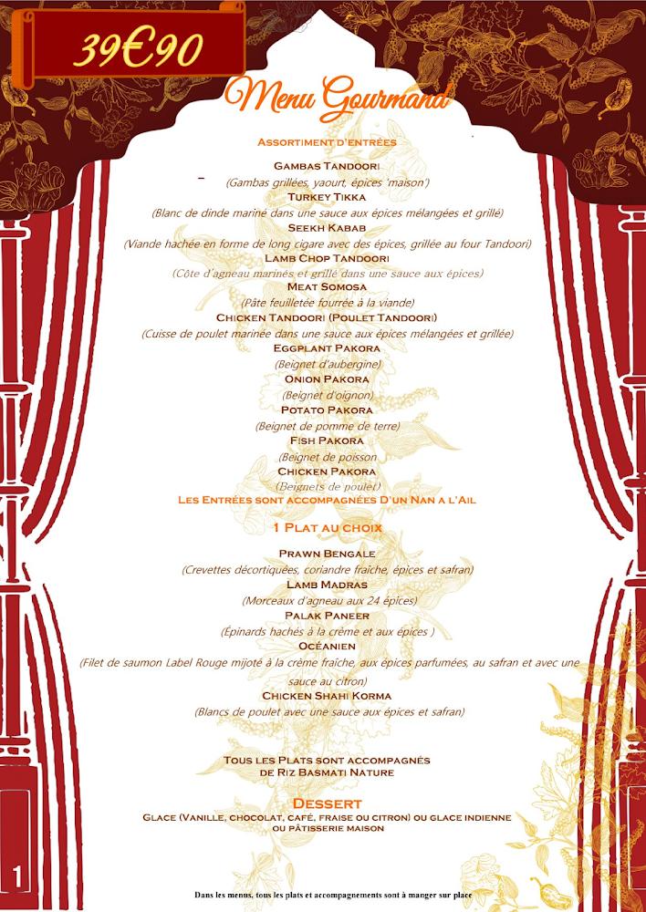 La Porte du Bengale - Menu Image 4